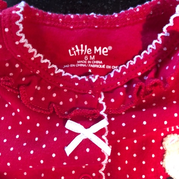 Adorable “My First Christmas” footed pajamas - Picture 3 of 5